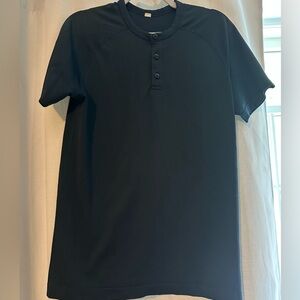 lululemon athletica Navy Short Sleeve Henley